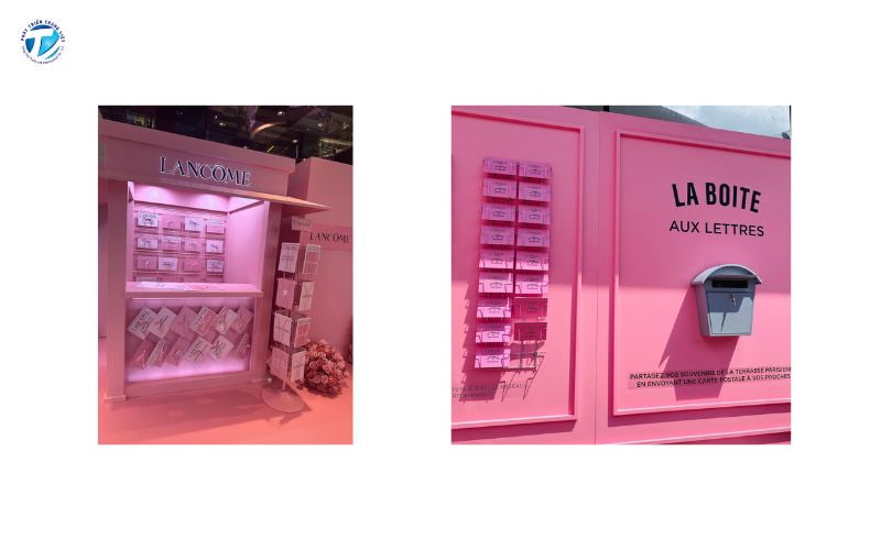 Xác định vị trí đặt booth check in trong nhà hay ngoài trời